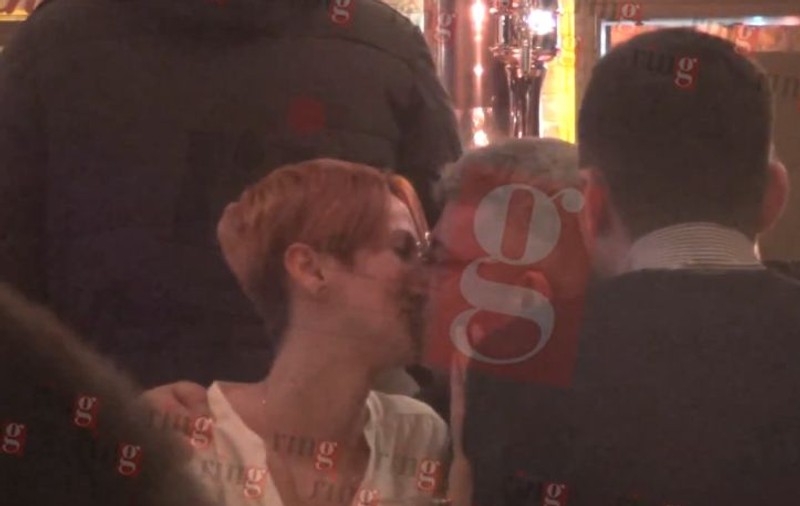 Silviu Prigoană, sărut pasional cu noua iubită, în public - VIDEO
