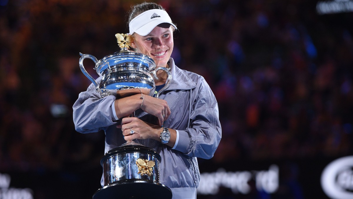 Caroline Wozniacki a avut o reacție ciudată