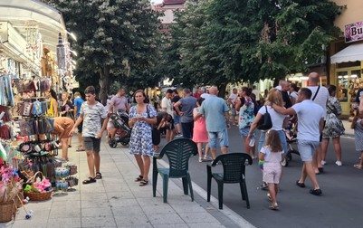 Aleea pietonală din centru