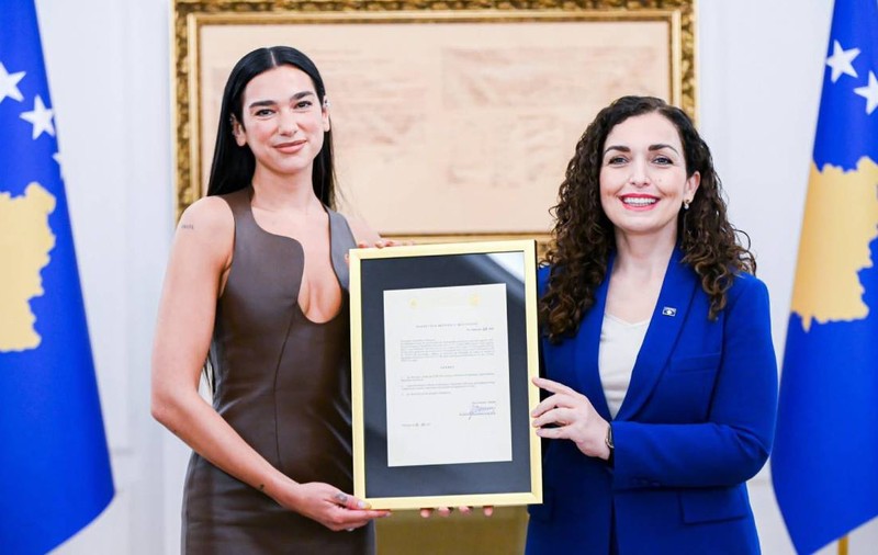 Dua Lipa a primit cetățenia kosovară: „Simt că cele două părți ale mele sunt acum una singură”