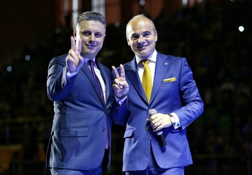 Vasile Panaite alaturi de Rareș Bogdan, PNL