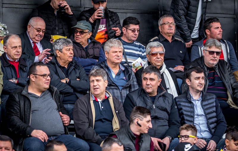 Ion Dichiseanu, mare fan al Rapidului, a fost la meciul cu FCSB II din Regie: ”Eu când iubesc, iubesc!”