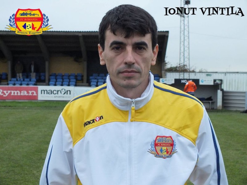 Ionuţ Vintilă, antrenorul echipei FC România