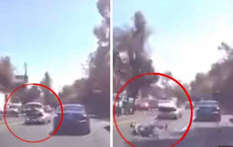A fost sechestrat și a reușit să scape aruncându-se din portbagajul unei mașini direct în trafic | VIDEO