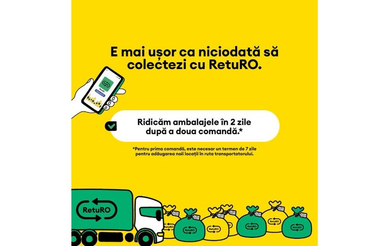 Sistemul de Garanție-Returnare este tot mai ușor de adoptat pentru micii comercianți - RetuRO anunță noi îmbunătățiri
