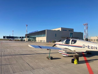 Aeroportul „Delta Dunării” Tulcea. Foto: Consiliul Județean Tulcea