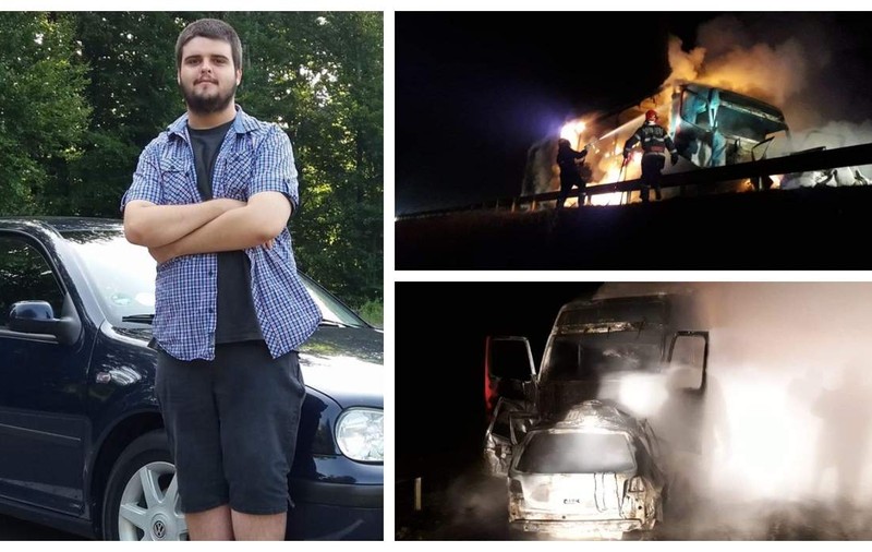 Cine e tânărul care a murit carbonizat seara trecută, după un accident petrecut în apropiere de Satu Mare. Pompierii au fost trimiși pe un drum greșit!