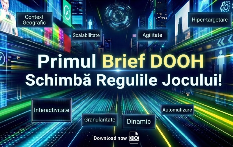 Revoluție în publicitatea stradală. Adio campanii outdoor cumpărate „la noroc”: Phoenix Media lansează primul Brief DOOH din România, un instrument cu precizie chirurgicală