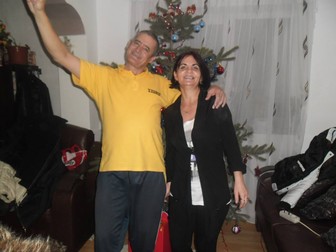 Ion Jup Ştefănescu, alături de soţia lui, era un bărbat plin de viaţă FOTO: facebook