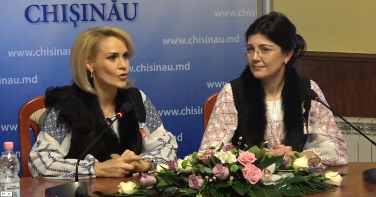 Gabriela Firea și Silvia Radu, îmbrăcate cu iile pe care și le-au făcut cadou