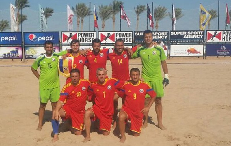România a terminat pe locul patru în Egipt, la fotbal pe plajă