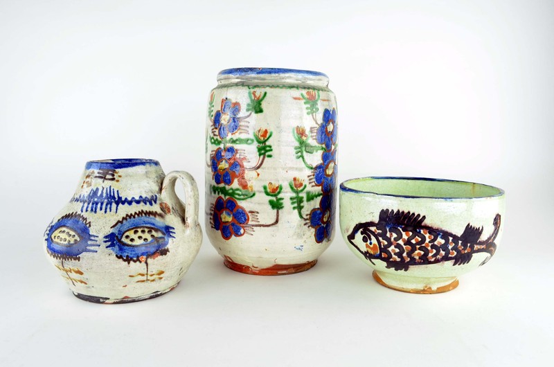 Ceramică românească din 1925 donată de către Regina Maria. Sursa foto: Colecția Muzeului Maryhill