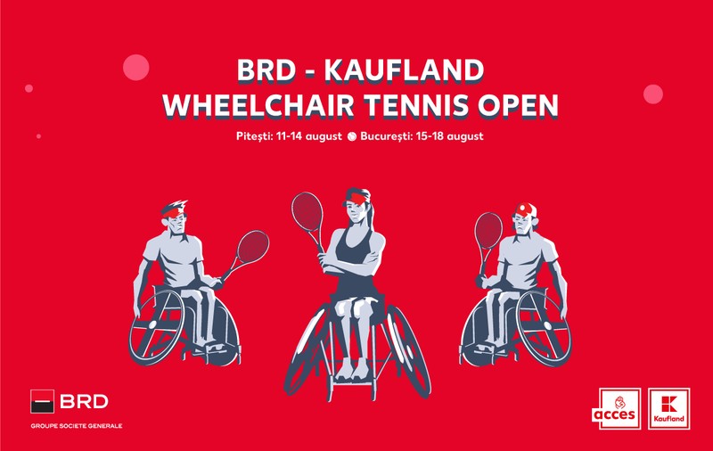 Kaufland România susține turneele din seria Wheelchair Tennis Open, organizate la Pitești și București