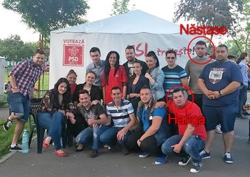 Fotografie de la o acțiune a Tineretului Social Democrat, postată pe contul de Facebook al social-democraților