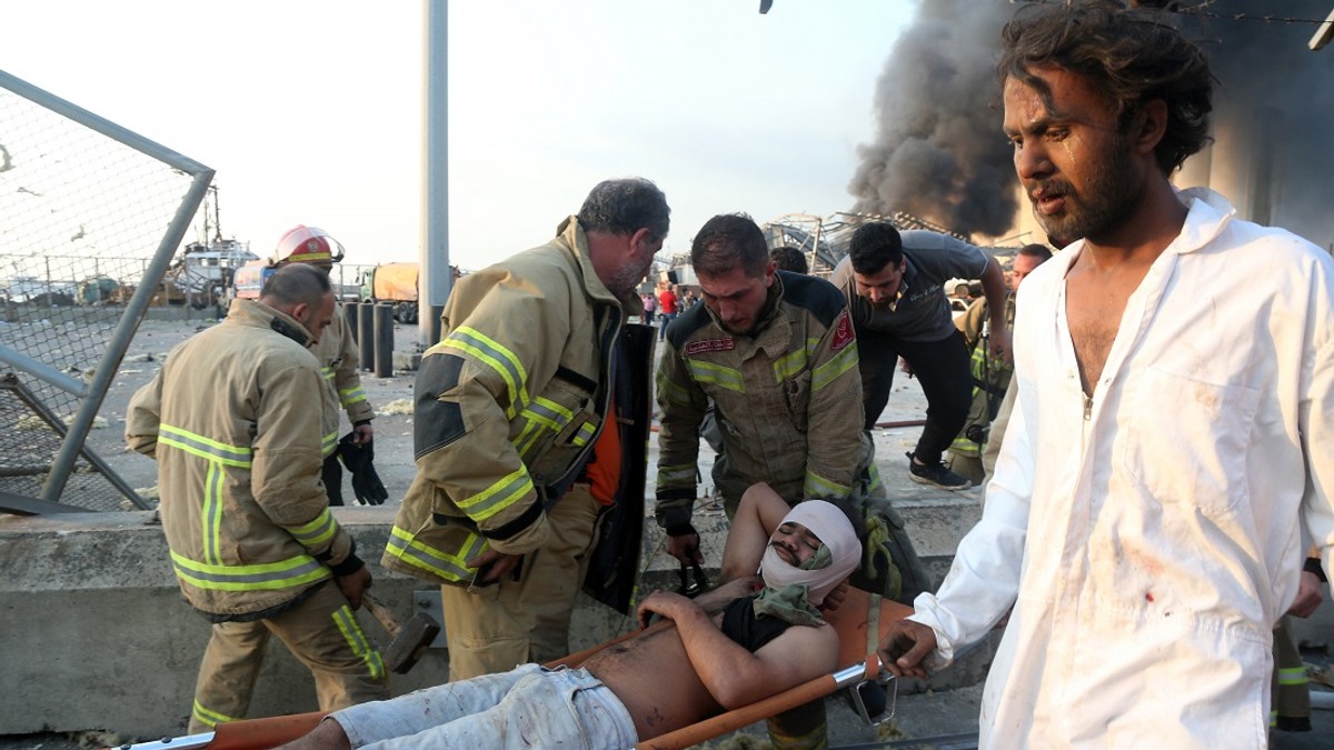 Explozii în Beirut, capitala Liban
