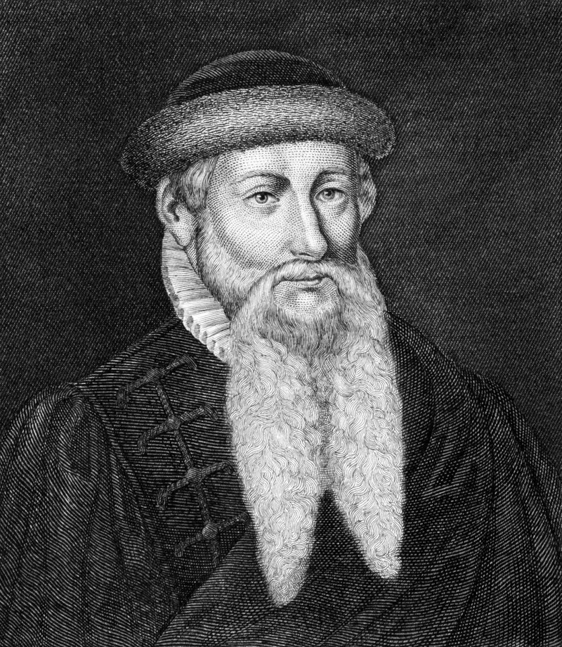 Johannes Gutenberg, inventatorul tiparului