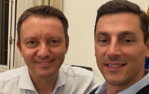 Siegfried Mureșan și purtătorul de cuvânt al PNL, Ionel Bogdan. Foto: Facebook