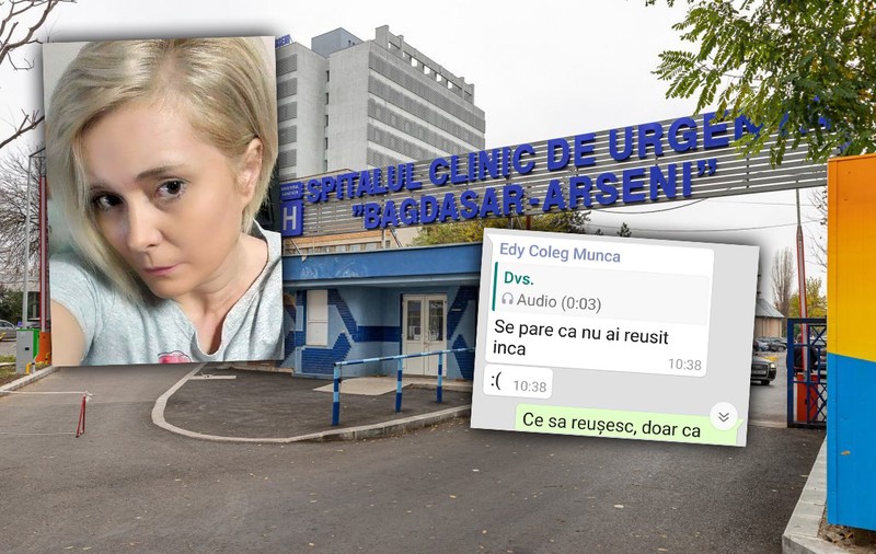 ÎNREGISTRĂRI AUDIO | Angajată a Spitalului Bagdasar, hărțuită la locul de muncă: “Bă, eu zic să te sinucizi, ia vezi, poate reușești”. Reacția: “Niște vorbe între colegi”