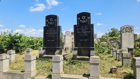 Pietrele funerare ale familiei Anna și Adolf Braunstein