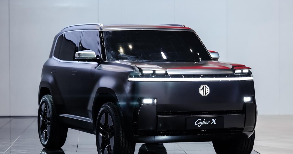 Mașina MG Cyber X, prezentată la Salonul Auto de la Shanghai