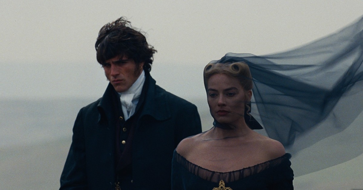 Margot Robbie și Jacob Elordi în noul film „La răscruce de vânturi”