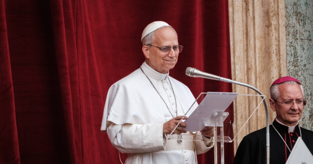 Papa Leon al XIV-lea la primul său mesaj duminical Foto: Profimedia