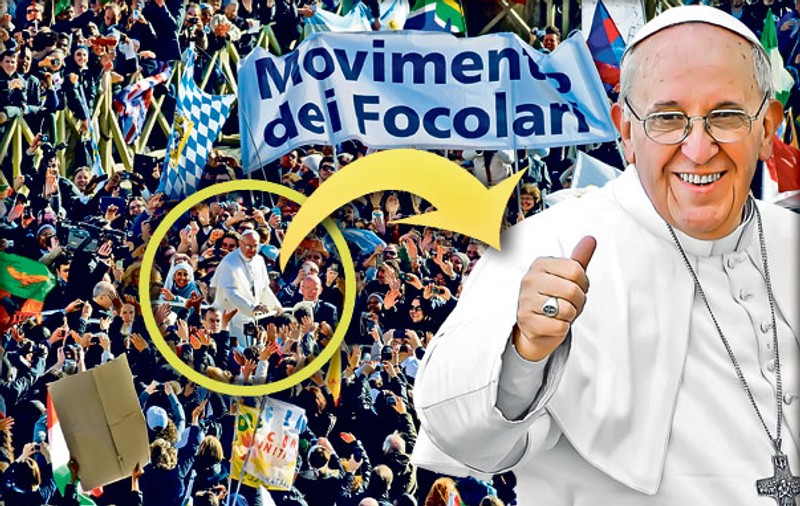 Roma, "asediată" de dragul noului Papă