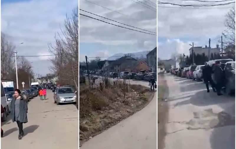 Mii de oameni din Ucraina vor să se refugieze în România. „Coada de mașini se întinde pe 6 kilometri”, a spus primarul din Sighet, echipei Libertatea aflate la vamă