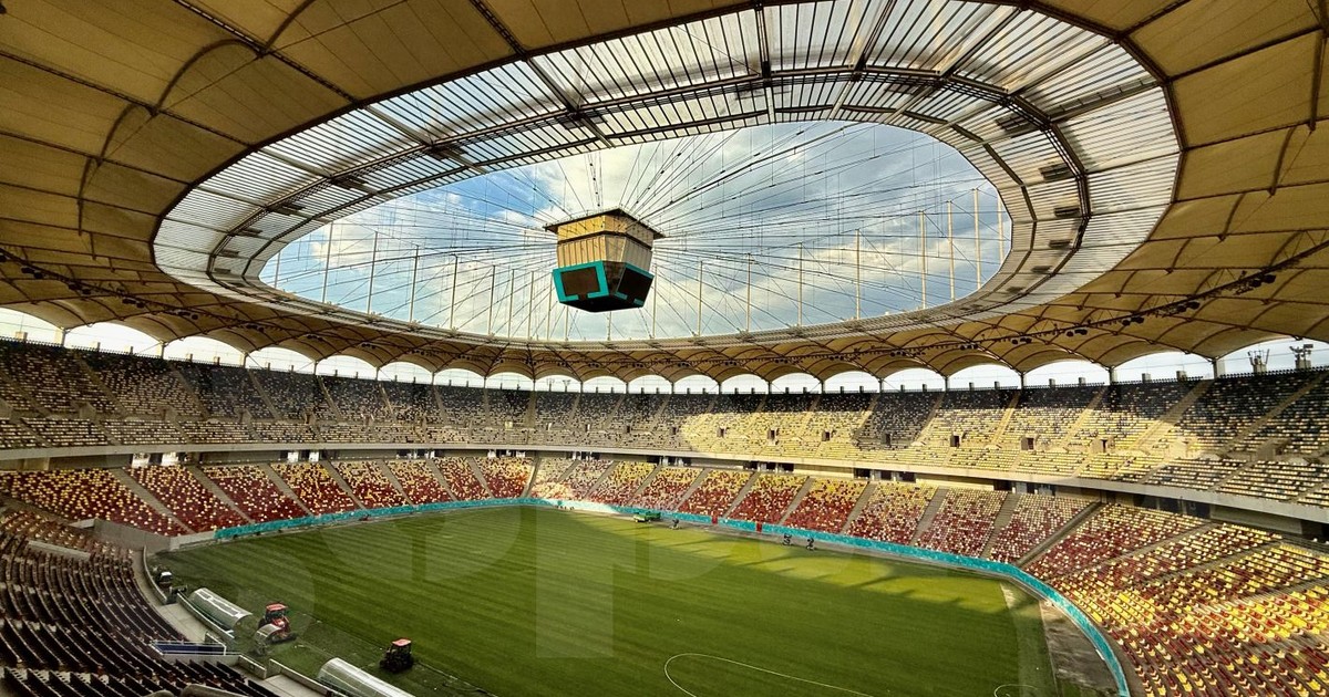 Așa arată Arena Națională vineri seară. Foto: GSP.RO
