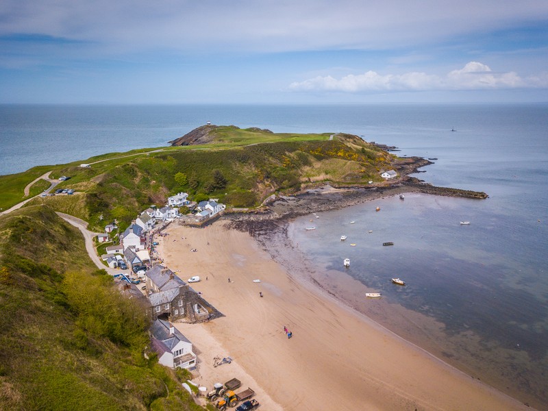 Satul Porthdinllaen, Peninsula Llyn, Țara Galilor, Marea Britanie Sursa foto: Shutterstock