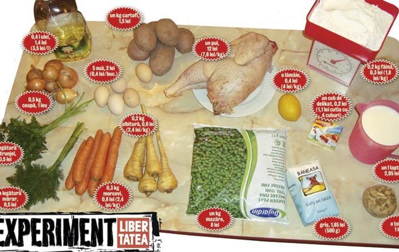 Am gătit 6 feluri de mâncare cu 35 de lei 