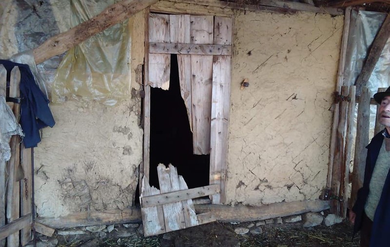 Gospodărie din Colți, Buzău, atacată din nou de un urs. Primarul comunei: „Mai e un urs abonat la carnea din gospodăriile cetăţenilor”