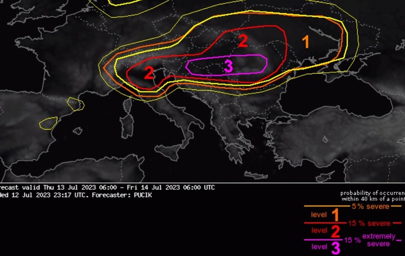 Alertă de tornade pentru România, emisă de experții europeni de la Estofex