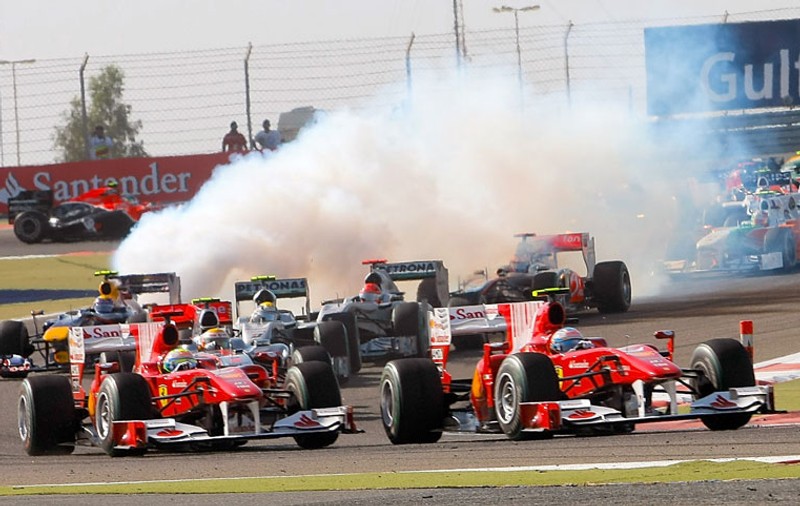 "Dublă" Ferrari în Bahrain. Schumacher doar locul 6