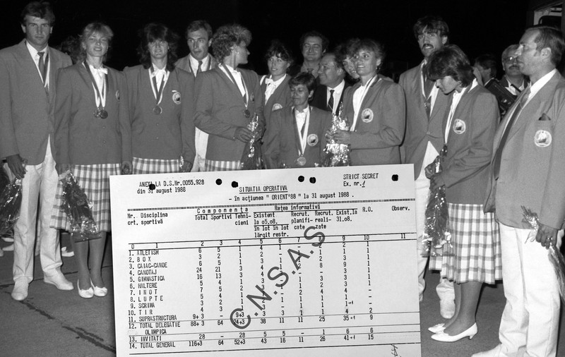 Securitatea comunistă și sportivii români la Olimpiada din 1988. Misiunea de a împiedica dezertarea vreunui membru al delegației, un succes