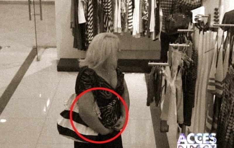 Mirabela Dauer prinsă furând dintr-un magazin din Bucureşti?