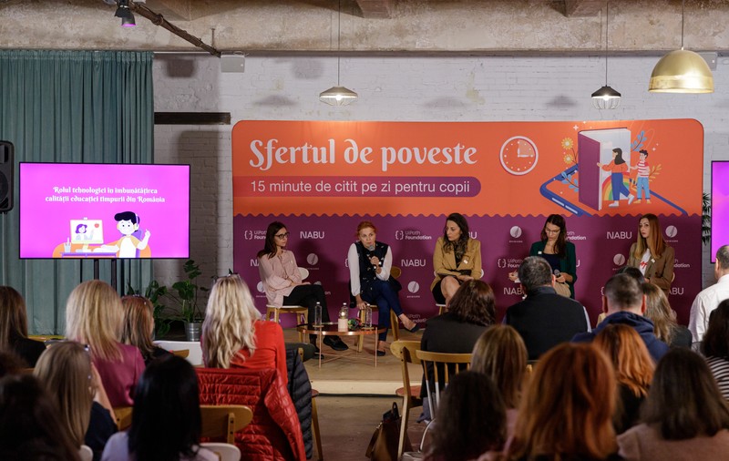Raluca Negulescu-Balaci, directoare executivă a UiPath Foundation: „Cu NABU ai o bibliotecă în buzunar. Ajută părinții care nu-și permit să cumpere o carte”