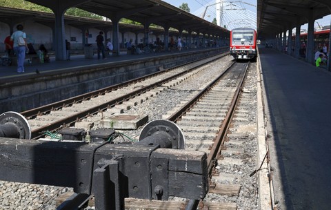 Tren în Gara de Nord din București Foto: Vlad Chirea (Libertatea)