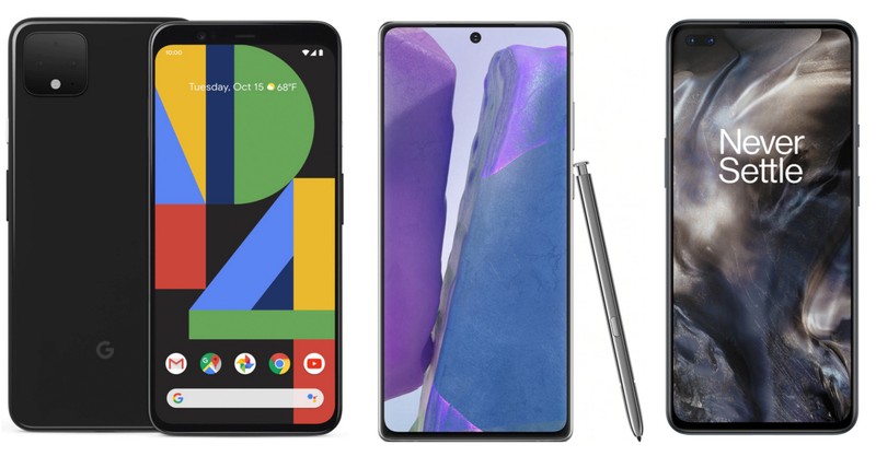 Pixel 4A, Note 20 și Nord