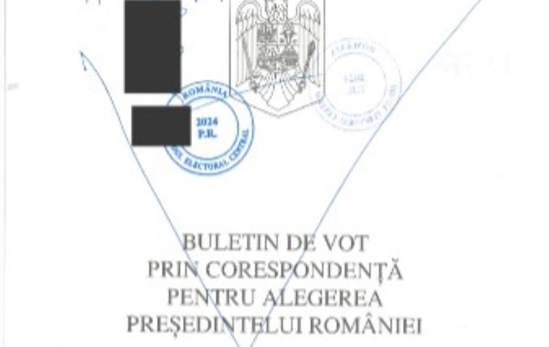 Cum arată buletinul de vot la alegerile prezidențiale 2024 - turul I, 24 noiembrie