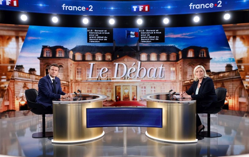 Alegeri Franța | „Nu mai confundați totul, doamnă Le Pen”. „Nu mai dați lecții, domnule Macron”. Contre dure pe tema Rusiei, securității și climei în dezbaterea prezidențială franceză
