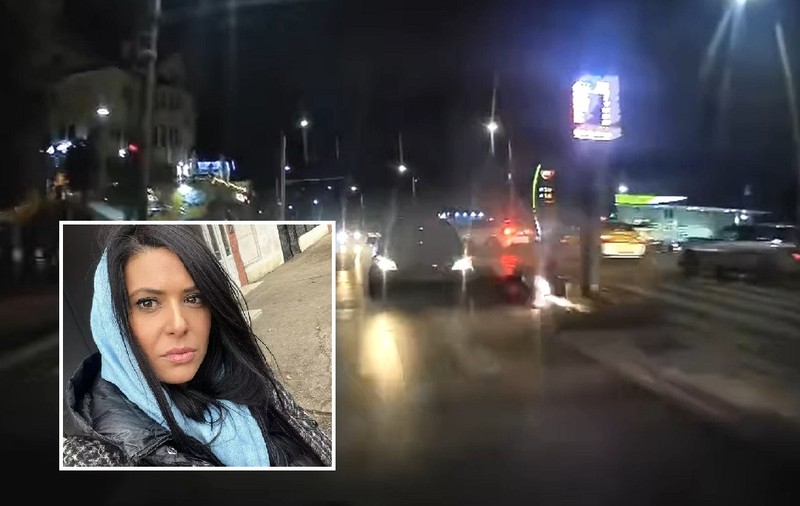 Noi imagini video cu momentul când o avocată din Iași lovește intenționat cu mașina un motociclist. E acuzată de tentativă de omor