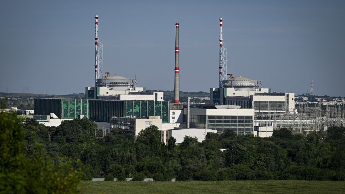 Imagine generală a Centralei Nucleară din Kozlodui, Bulgaria, 23 iulie 2023