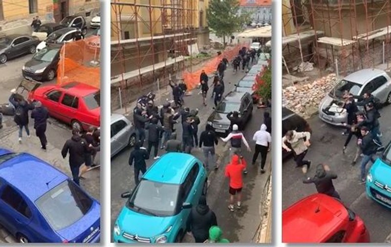 Bătaie între fanii echipelor Dinamo și Poli Timișoara, în centrul Timișoarei. Au intervenit polițiștii și jandarmii / VIDEO