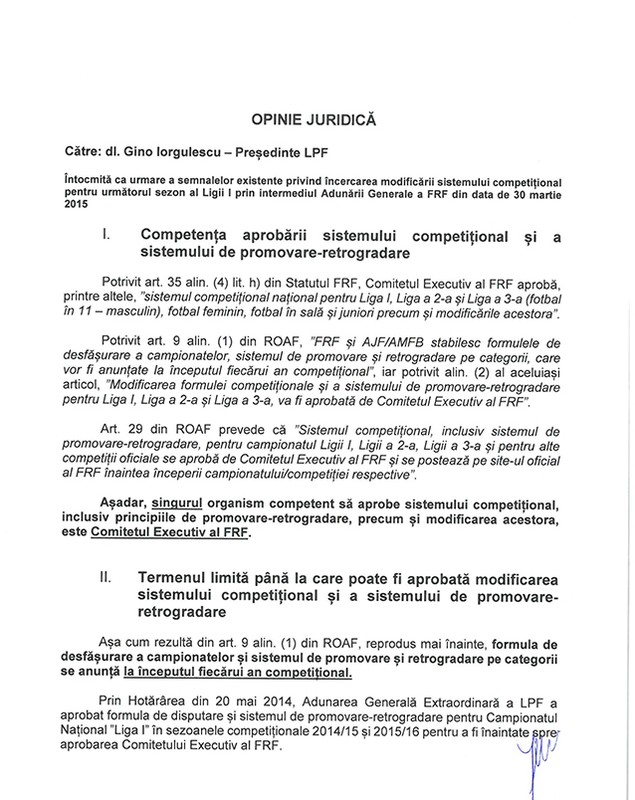 LPF amenință Adunarea Generală a FRF: ”Se vor formula plângeri penale!”