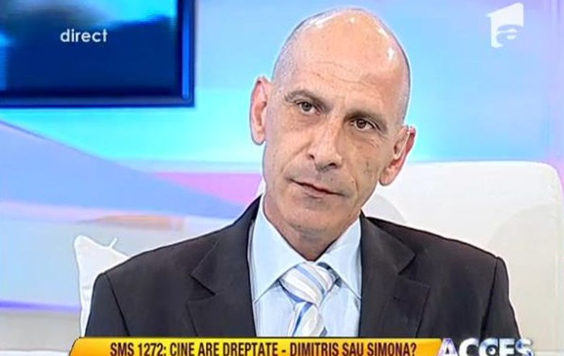 Grecul Dimitris: "Am cancer, sunt în metastază, dar Simona nu avea de unde să ştie"