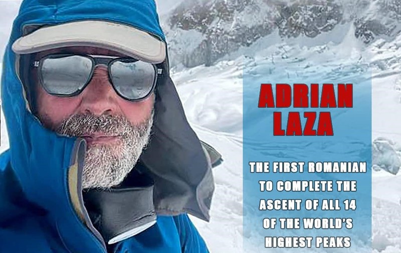 Adrian Laza, primul român care a escaladat cele 14 vârfuri de peste 8.000 de metri din lume 