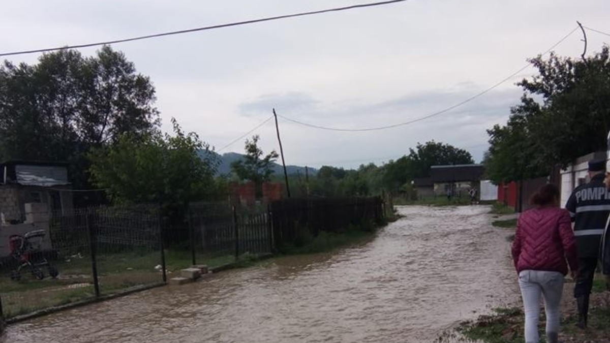 Cod galben de inundaţii pe râuri din Sălaj și alte două județe. Râu