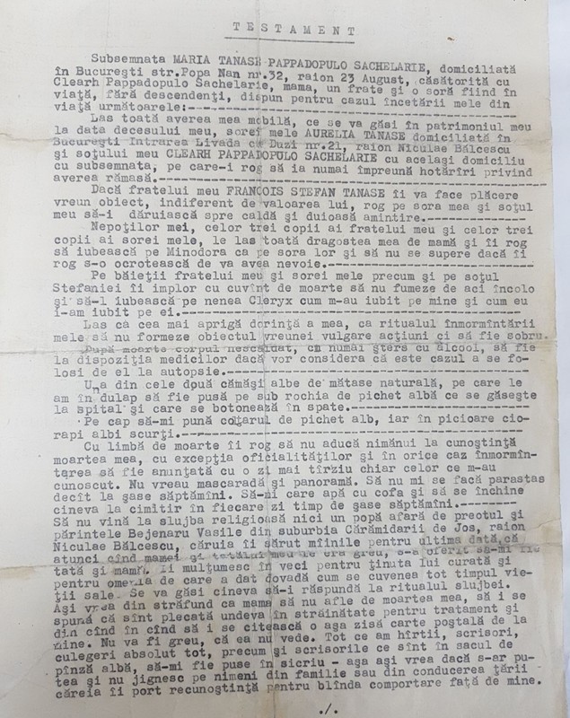 DOCUMENTAR/ Viața Mariei Tănase, un secret bine păzit. “Cu limbă de moarte îi rog să nu aducă nimănui la cunoștință moartea mea"