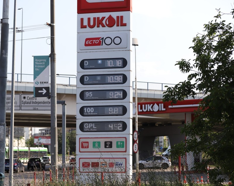 Motorina a depășit pragul istoric de 10 lei pe litru în stațiile Lukoil după o nouă scumpire